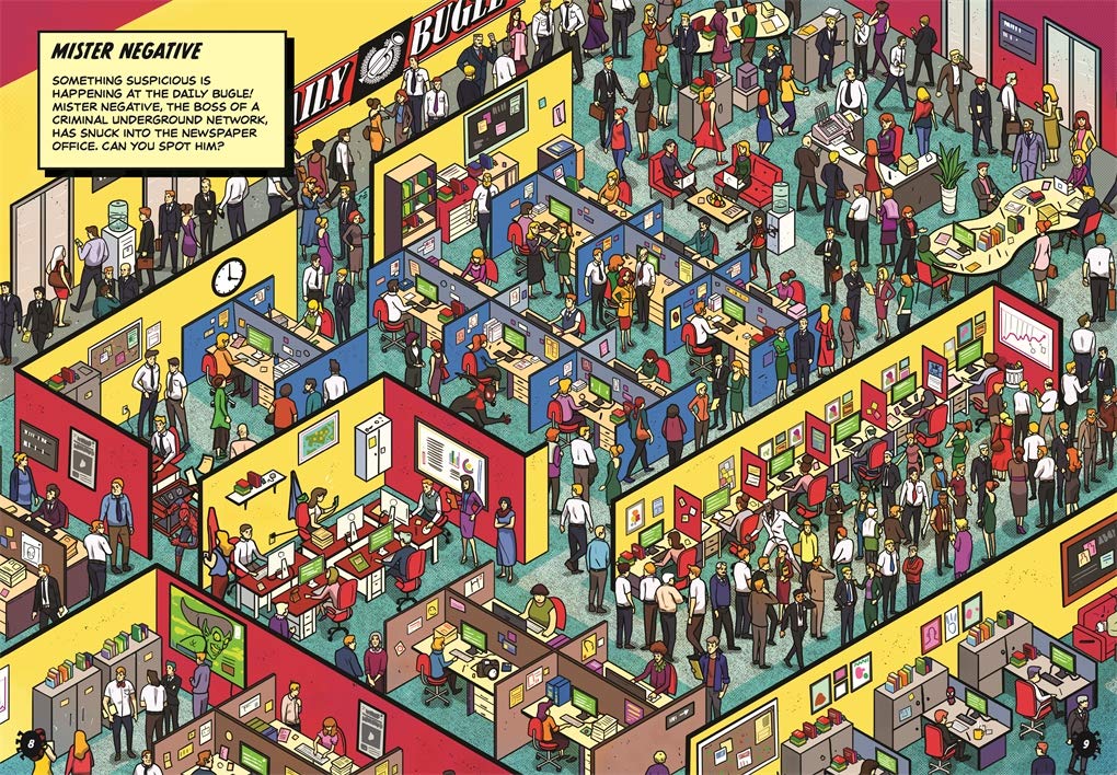 Where's Spidey?: A Marvel Spider-Man Search & Find Book