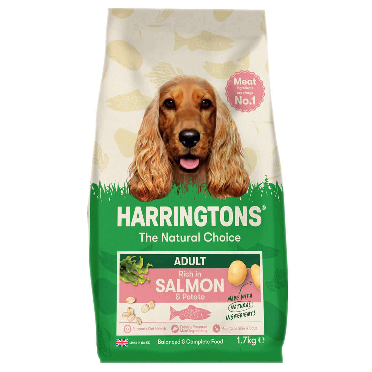 Harringtons Complete Dry Adult Dog Food Salmon & Potato 12kg