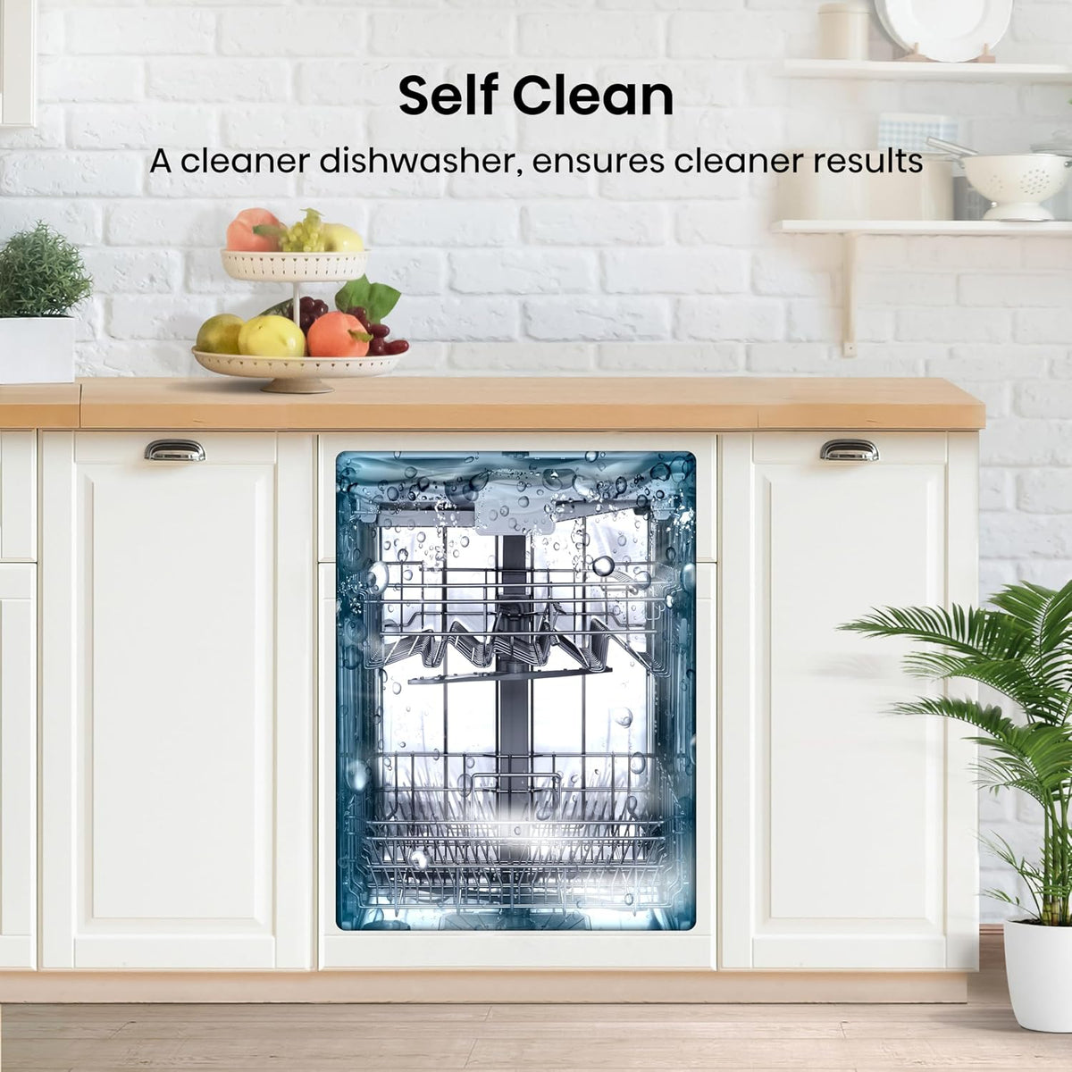 Hisense Fully Integrated Standard Dishwasher - Silver with Fixed Door Fixing Kit HV623D15UK - D Rated