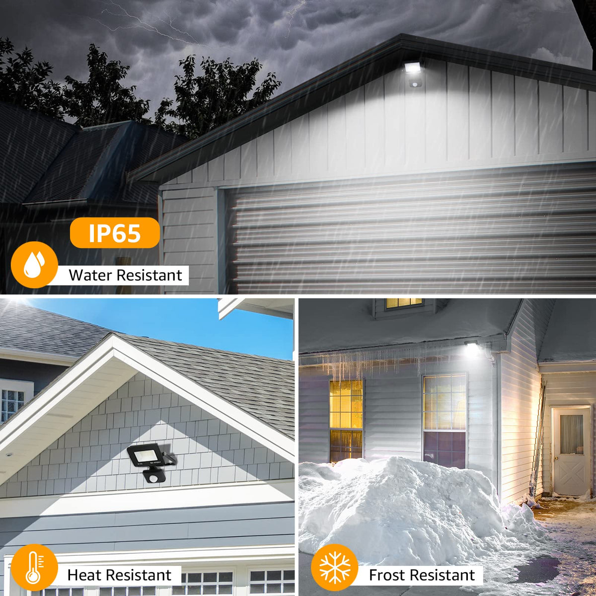 Lepro Security Lights Outdoor Motion Sensor 10W 850 Lumen Waterproof