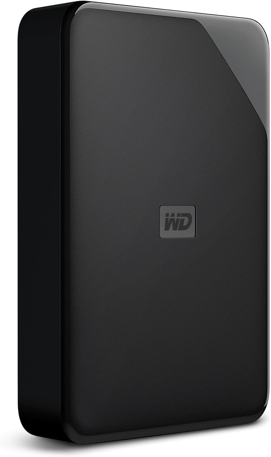 WD 5TB Elements AE Portable External Hard Drive, SuperSpeed USB 3.2 Gen 1/USB 3.0, Plug-and-Play, Formatted for Windows, Black