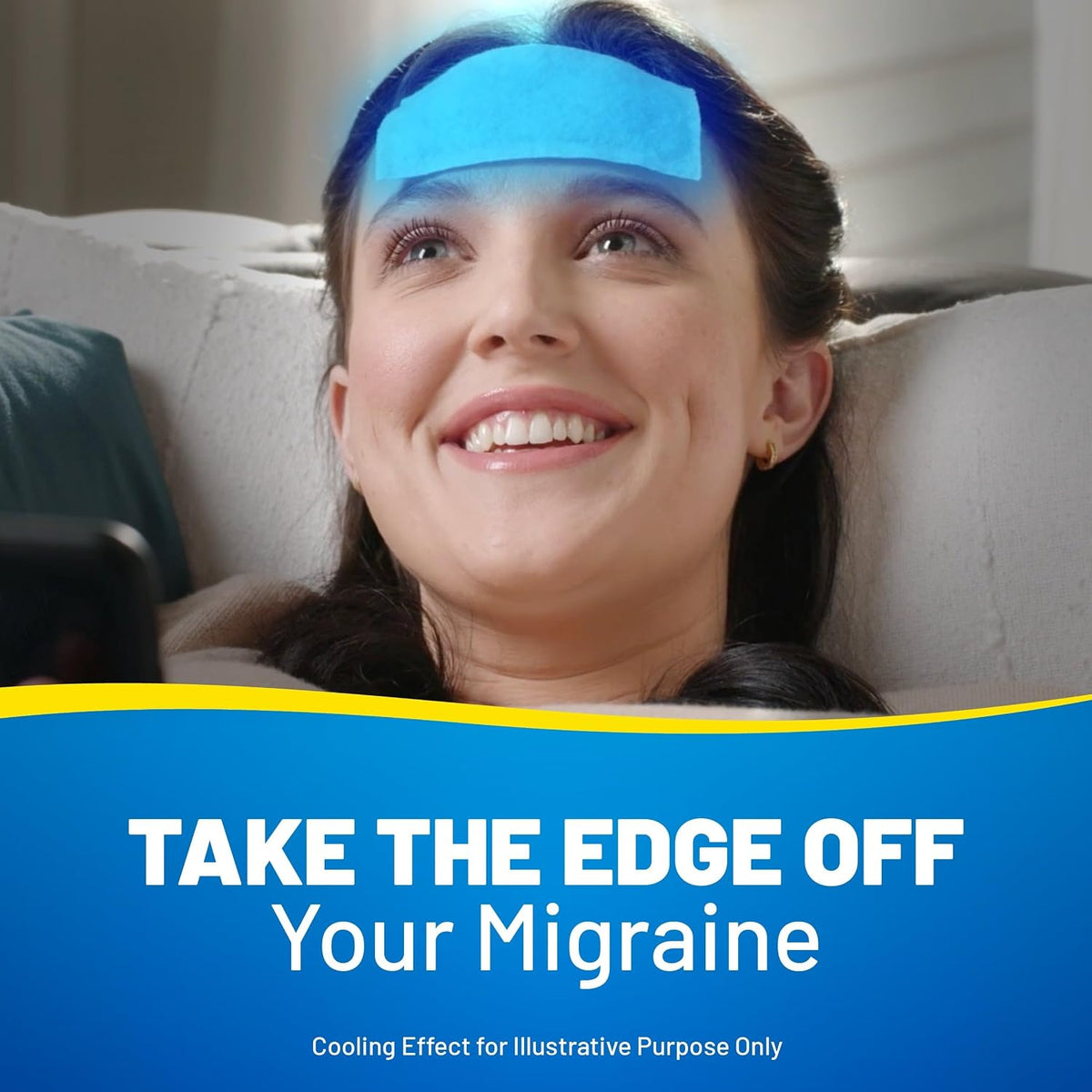 KOOL 'N' SOOTHE Migraine Cooling Gel Sheets - 4 Pack