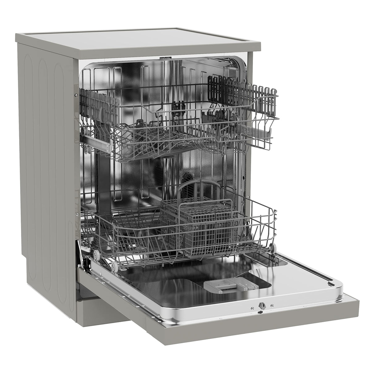 Hisense HS523E15WUK Slimline 10 Places Free Standing Dishwasher White with 30 Minutes Quick Wash [Energy Class E]