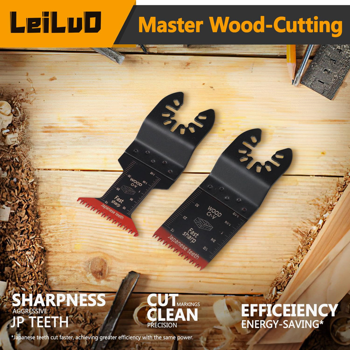 LEILUO 6Pcs Multitool Hook Blade, Multi Tool Hook Knife Blade Set