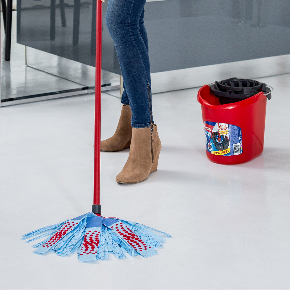 Vileda SuperMocio 3Action XL Mop Refill, 2 Pack – Fits All SuperMocio Mops