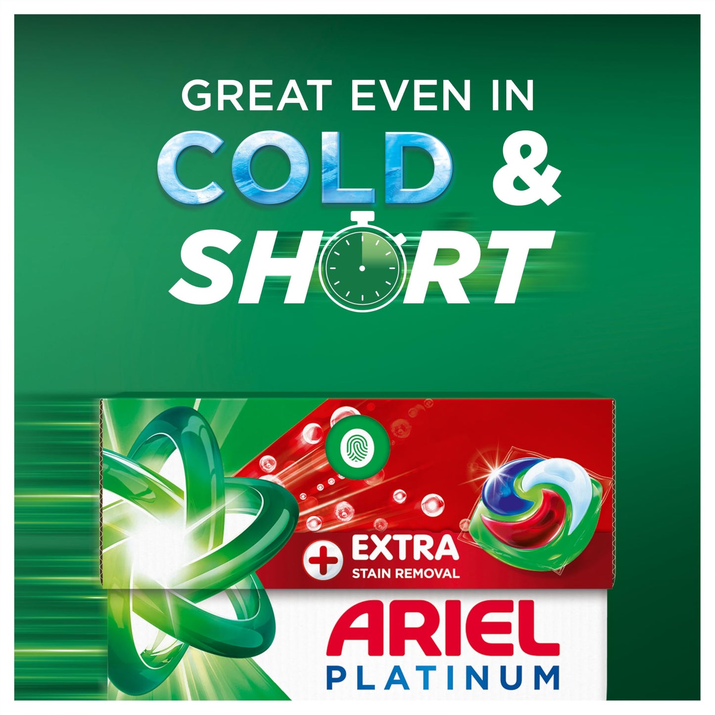 Ariel Platinum Washing Pods Extra Stain Removal (44ctx3) 132ct