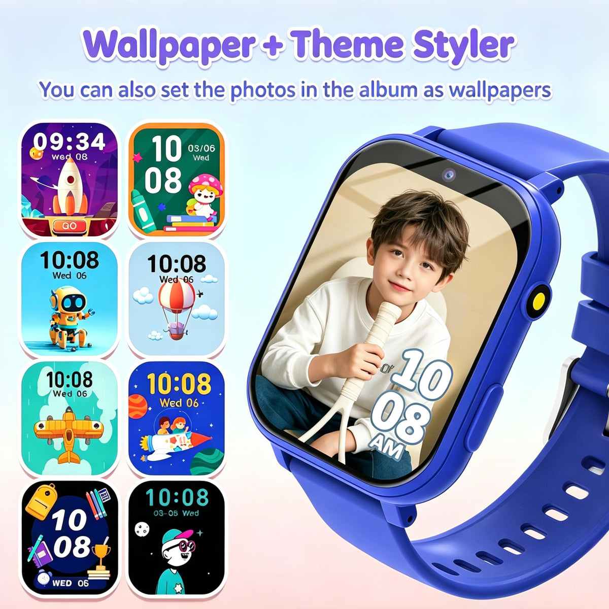 Kids Smart Watch for Boys Girls, Smart Watch for Kids Fitness Watch