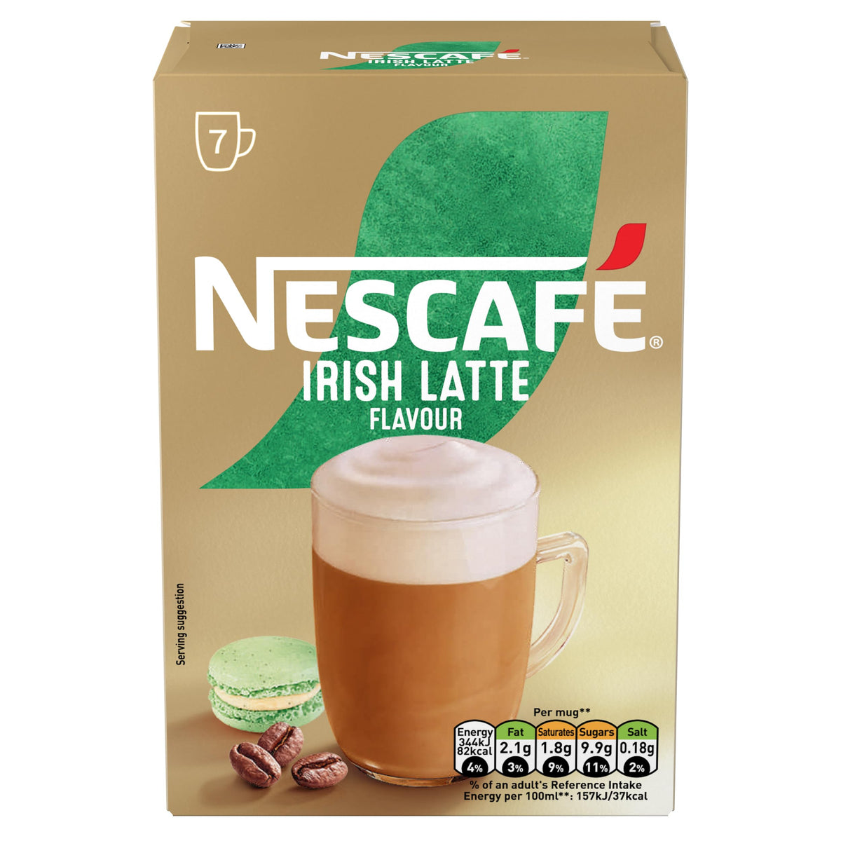 NESCAFÉ Latte Instant Coffee Sachets - 72 x 18g
