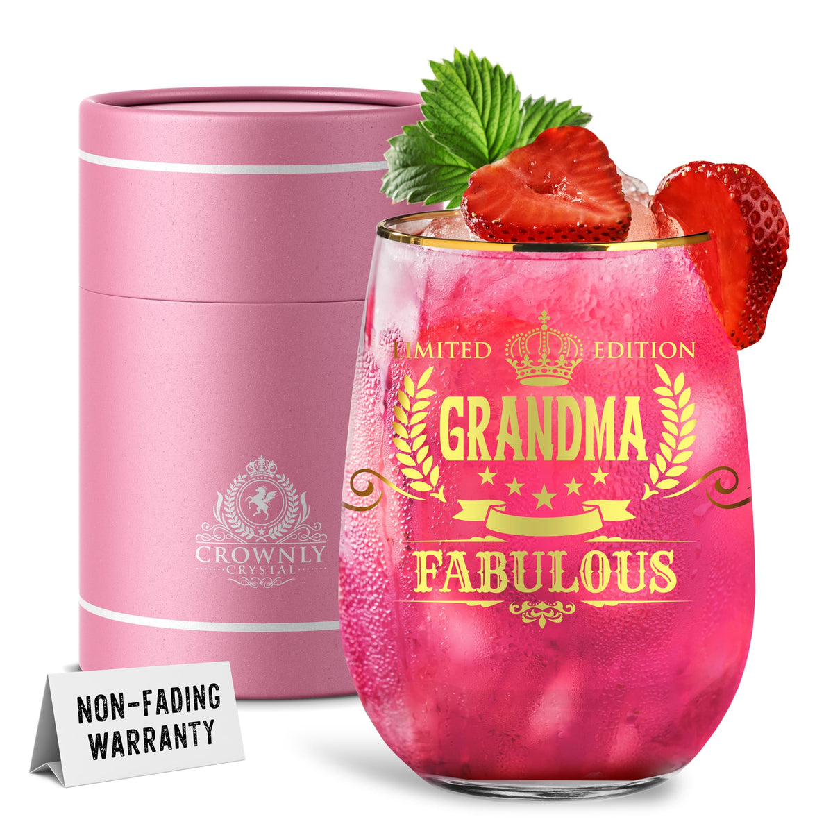 CROWNLY CRYSTAL® Gifts for Mum Personalised Glass Birthday Gift Mothers Day Presents from Daughter or Son Gifts for Mummy Popular Gift for Her