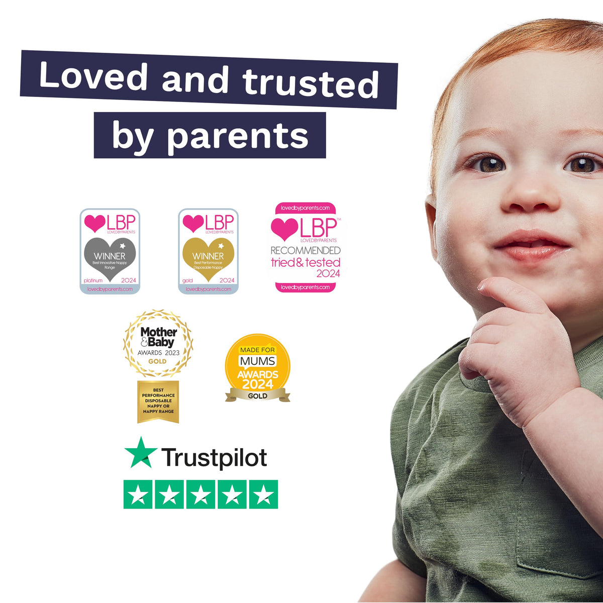 Pura Nappy Size 1 (2–5kg) 25 Count Sensitive Skin