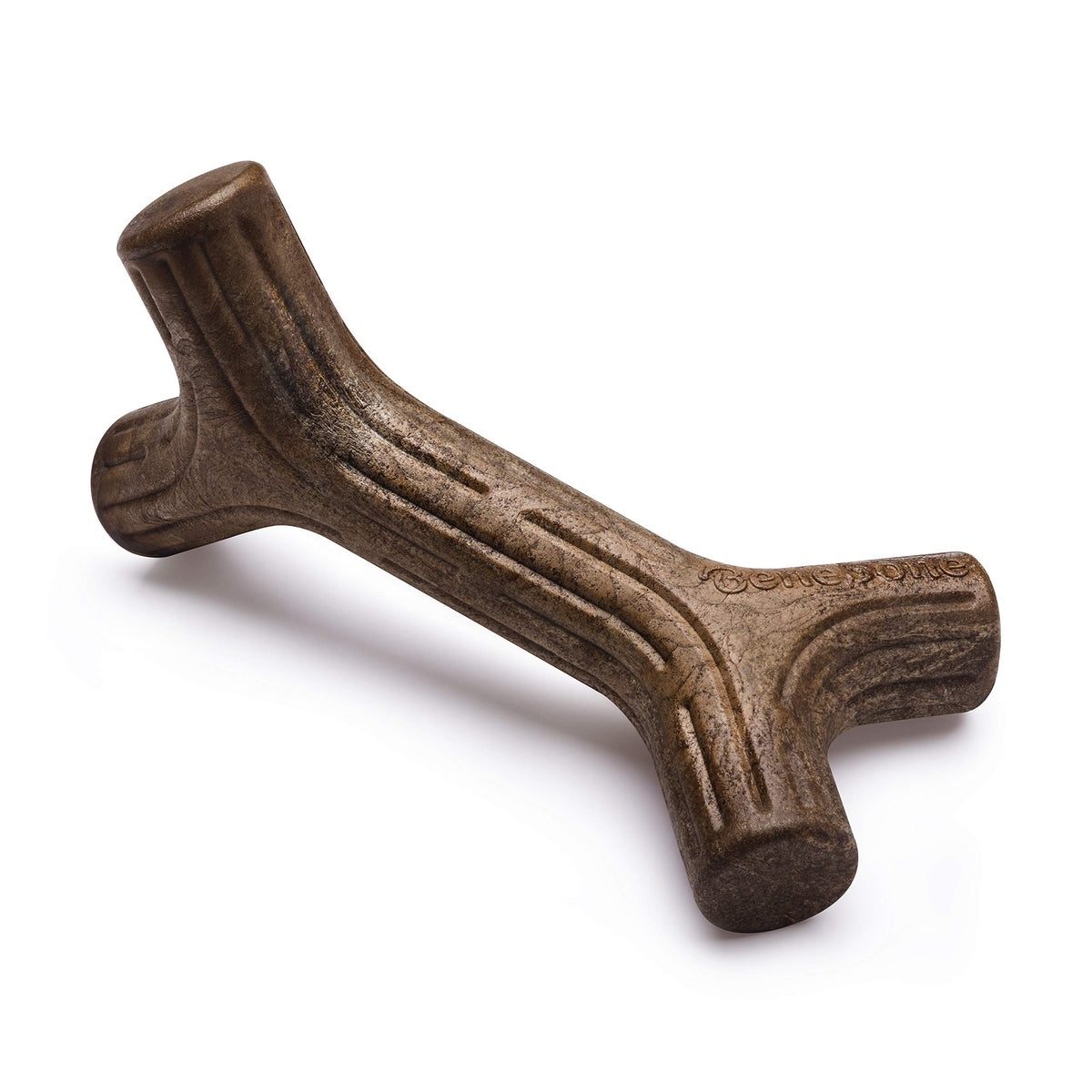 Benebone Wishbone Dog Chew Toy for Aggressive Chewers, Real Bacon, Medium
