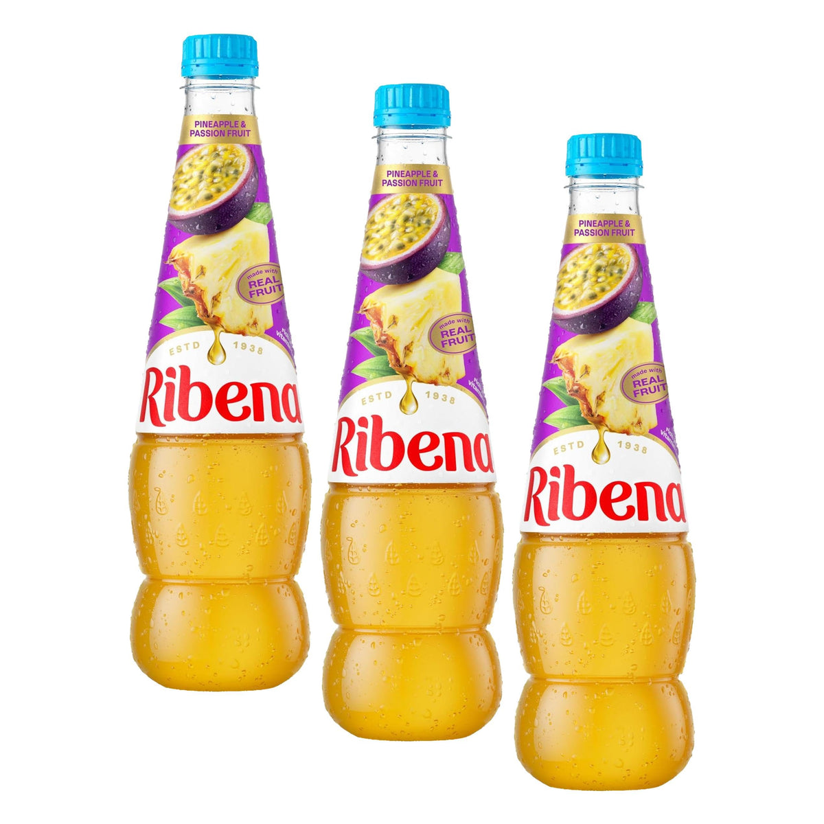 Ribena Blackcurrant Squash 1.5L – Real British Blackcurrants | Rich in Vitamin C | No Artificial Colours or Flavours | 100% Recycled Plastic Bottle