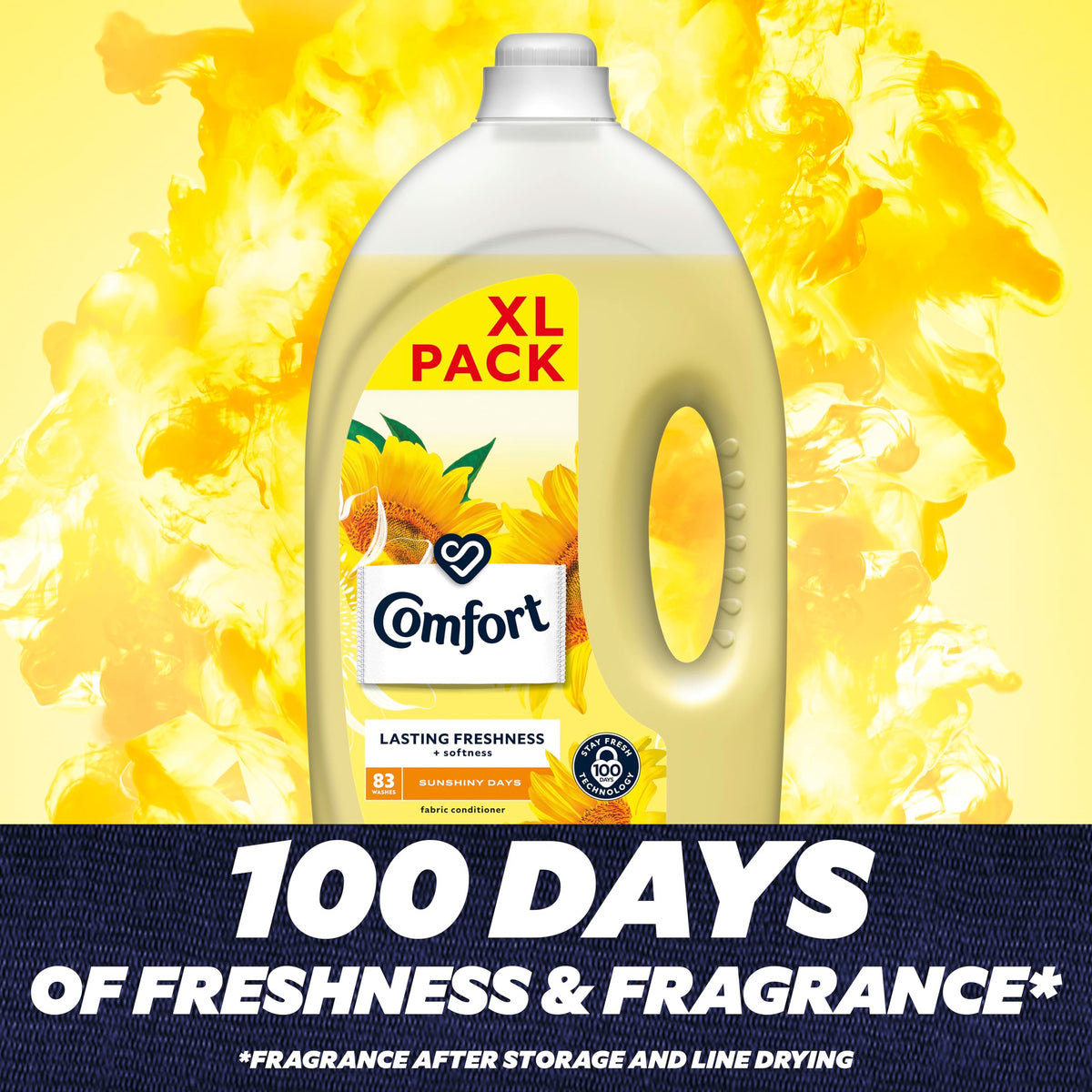 Comfort Perfume Creations Passion Bloom Fabric Conditioner Motion-Activated Fragrance Technology 100 Days of Freshness 30 washes (900 ml)