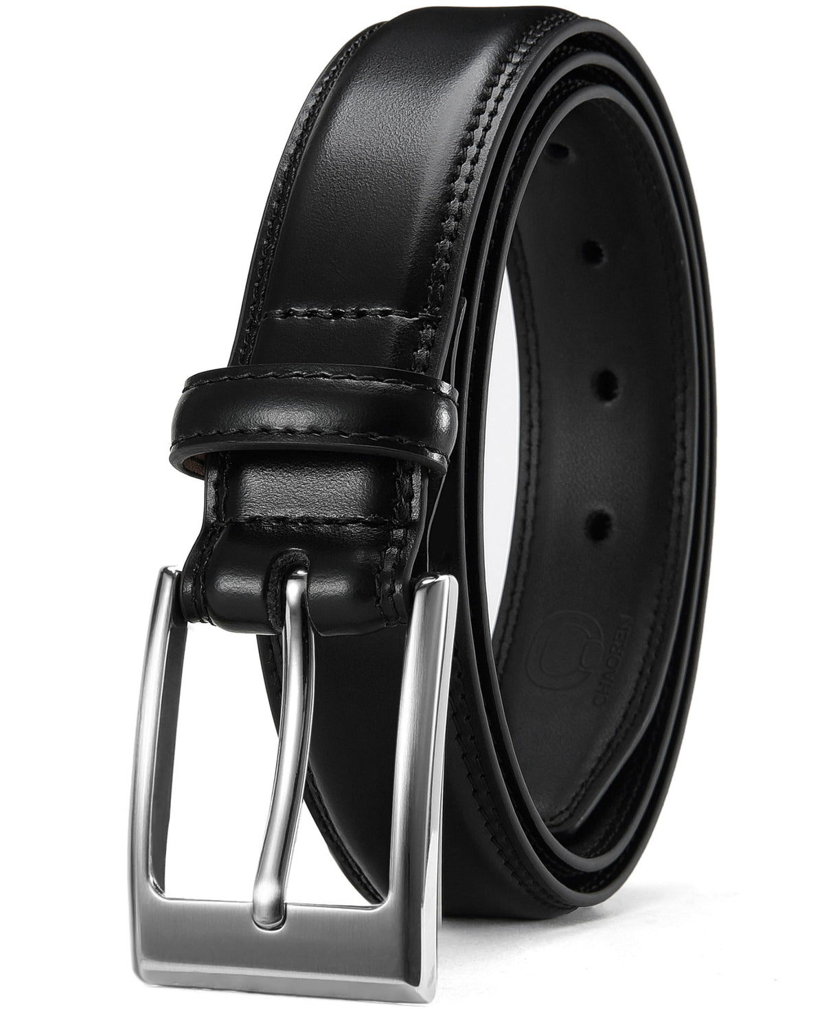 CHAOREN Leather Belts for Men, Mens Belts Leather 1 1/8" for Business Suit