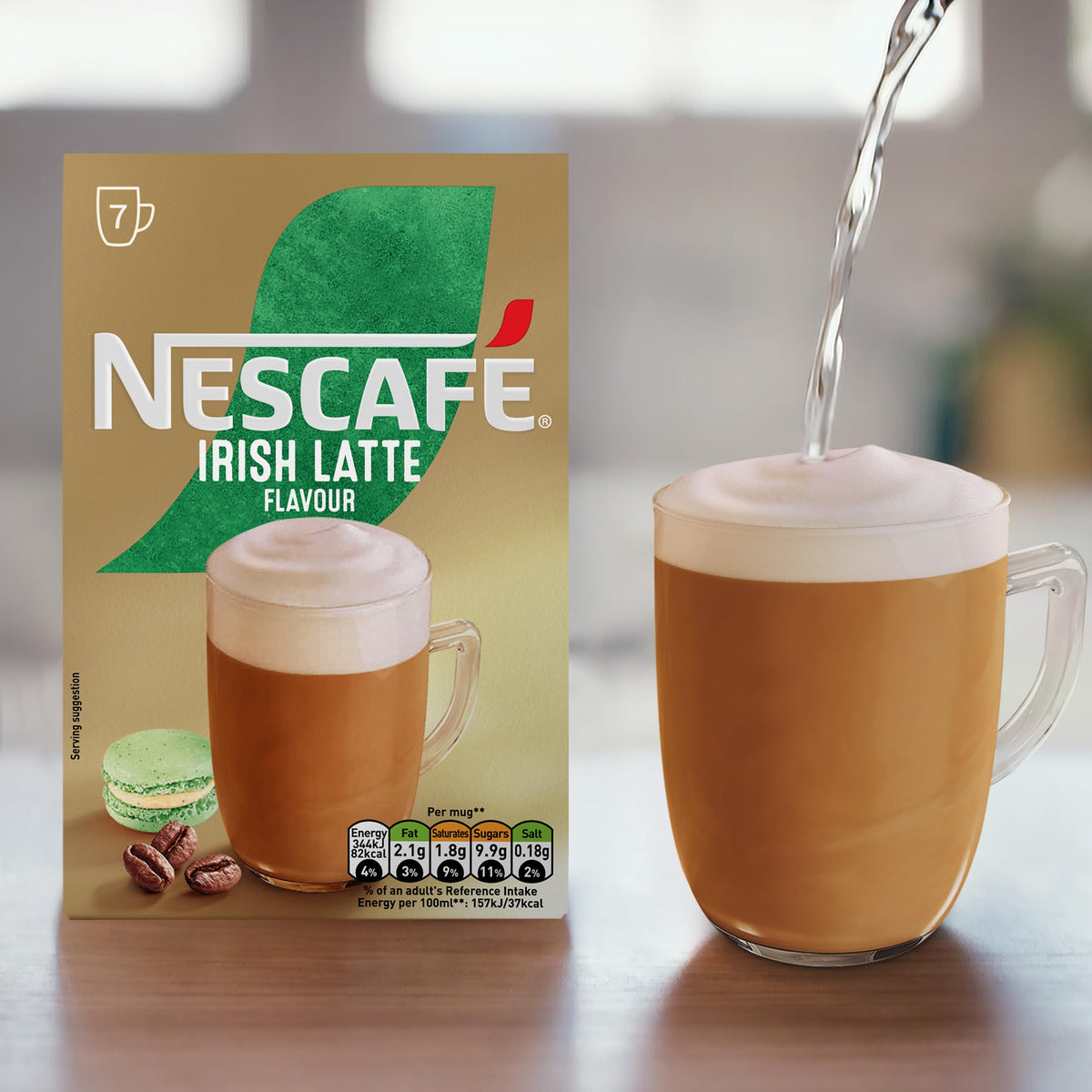 NESCAFÉ Latte Instant Coffee Sachets - 72 x 18g