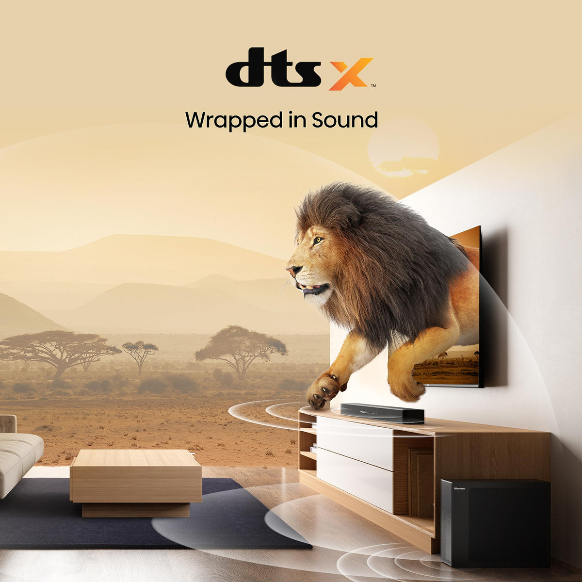 Hisense HS2000 2.1 CH All-In-One Soundbar for TV