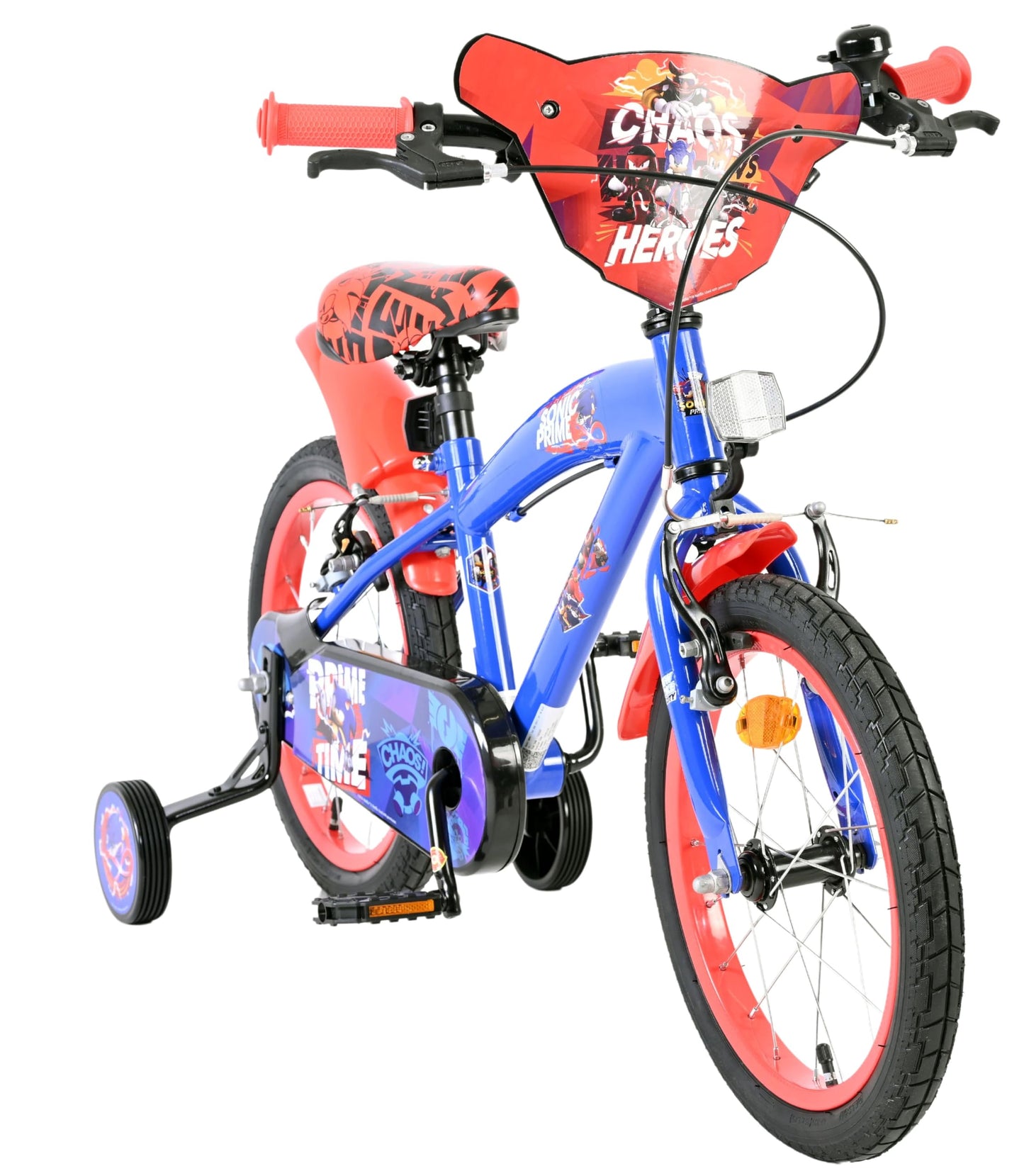 Volare Official Marvel Spider-Man Kids Bike 12" with Stabilisers — Ages 3-4