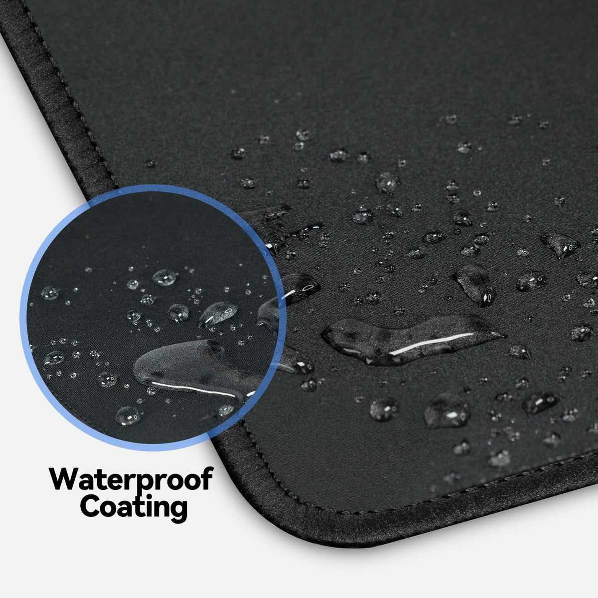 TECKNET Mouse Mat, 270 x 210 x 3 mm Gaming Mouse Pad - Grey