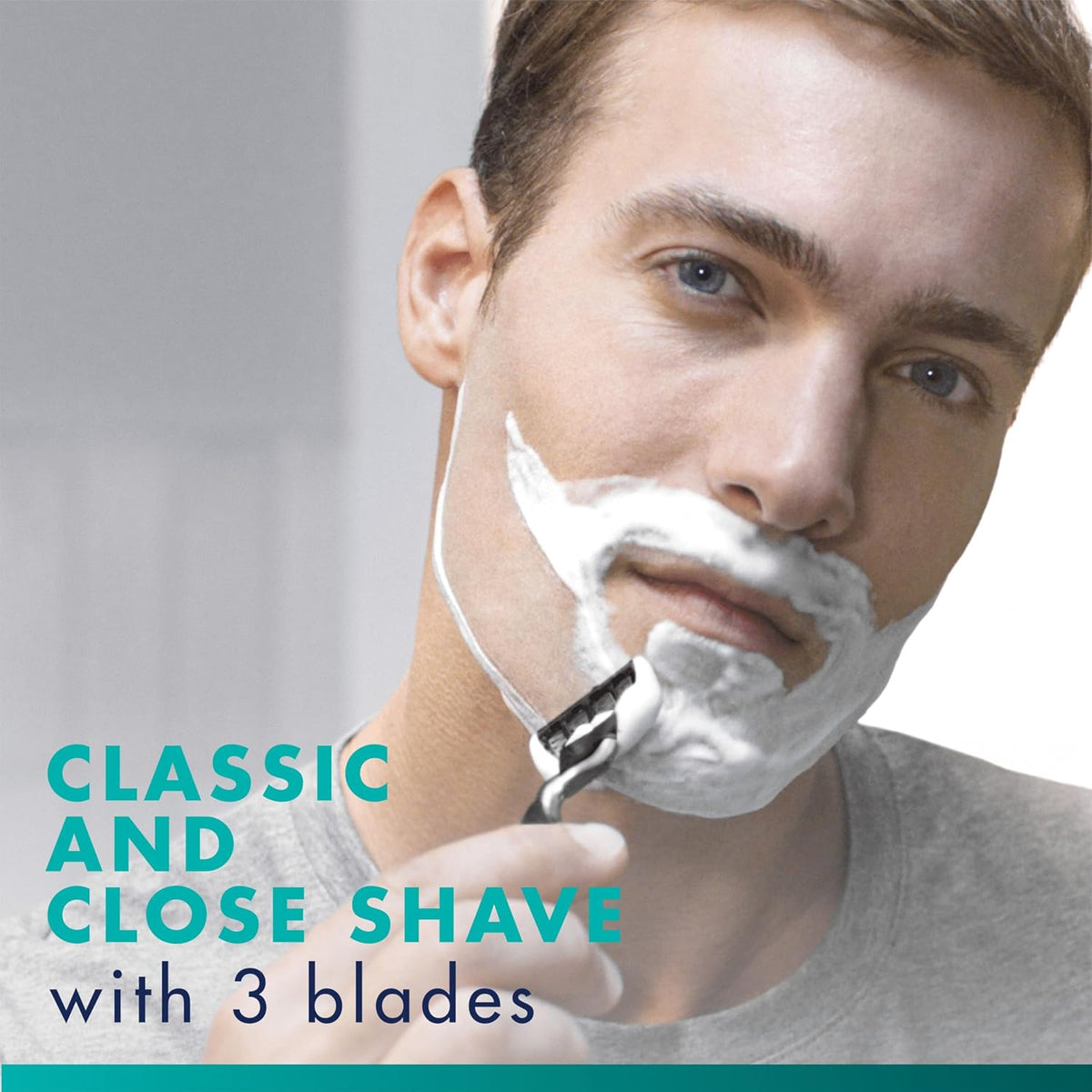 Gillette Mach3 Razor Blade Refills for Men, 12 Count