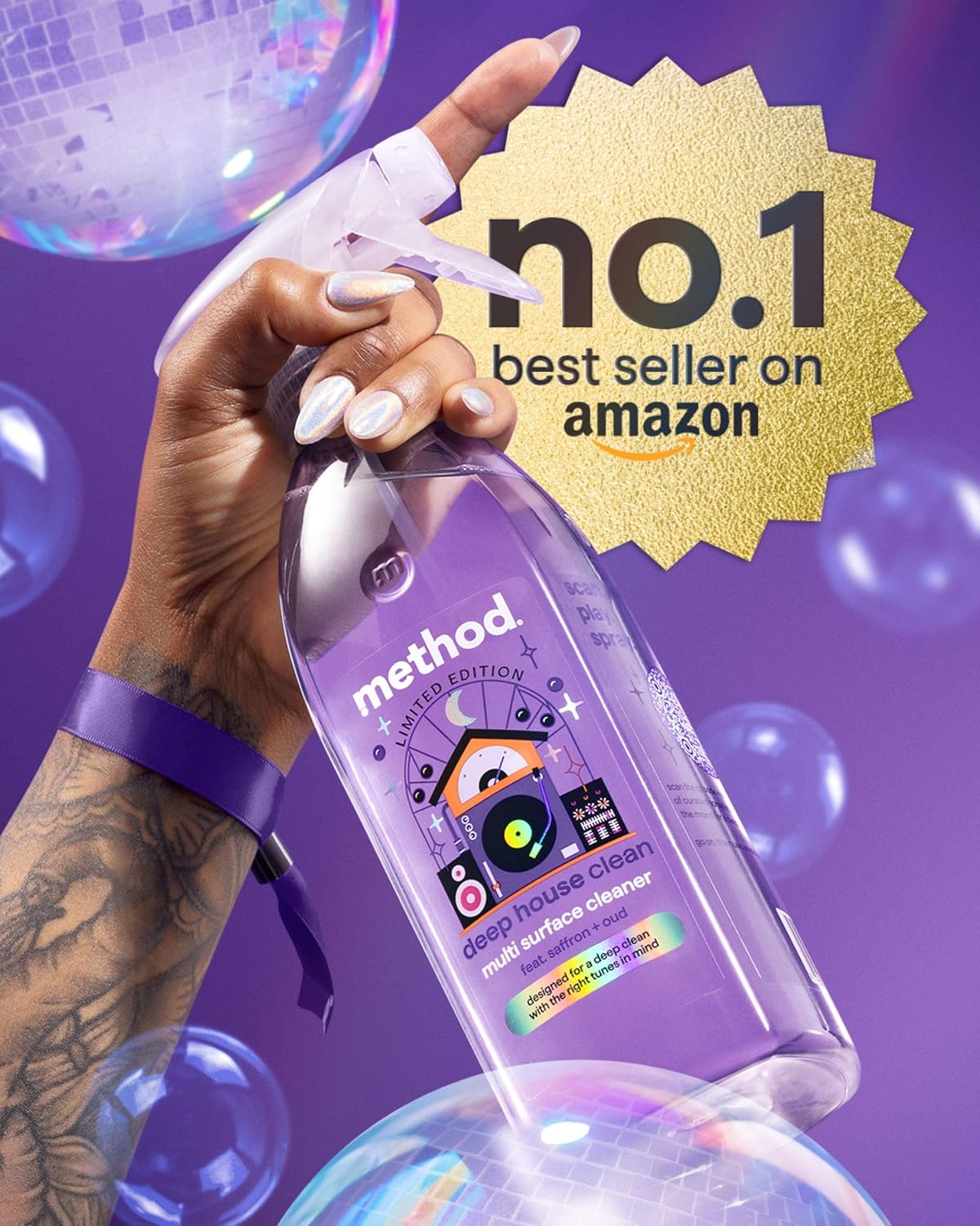 Method All Purpose Cleaner Spray, Deep House, Cuts Grease, 828ml