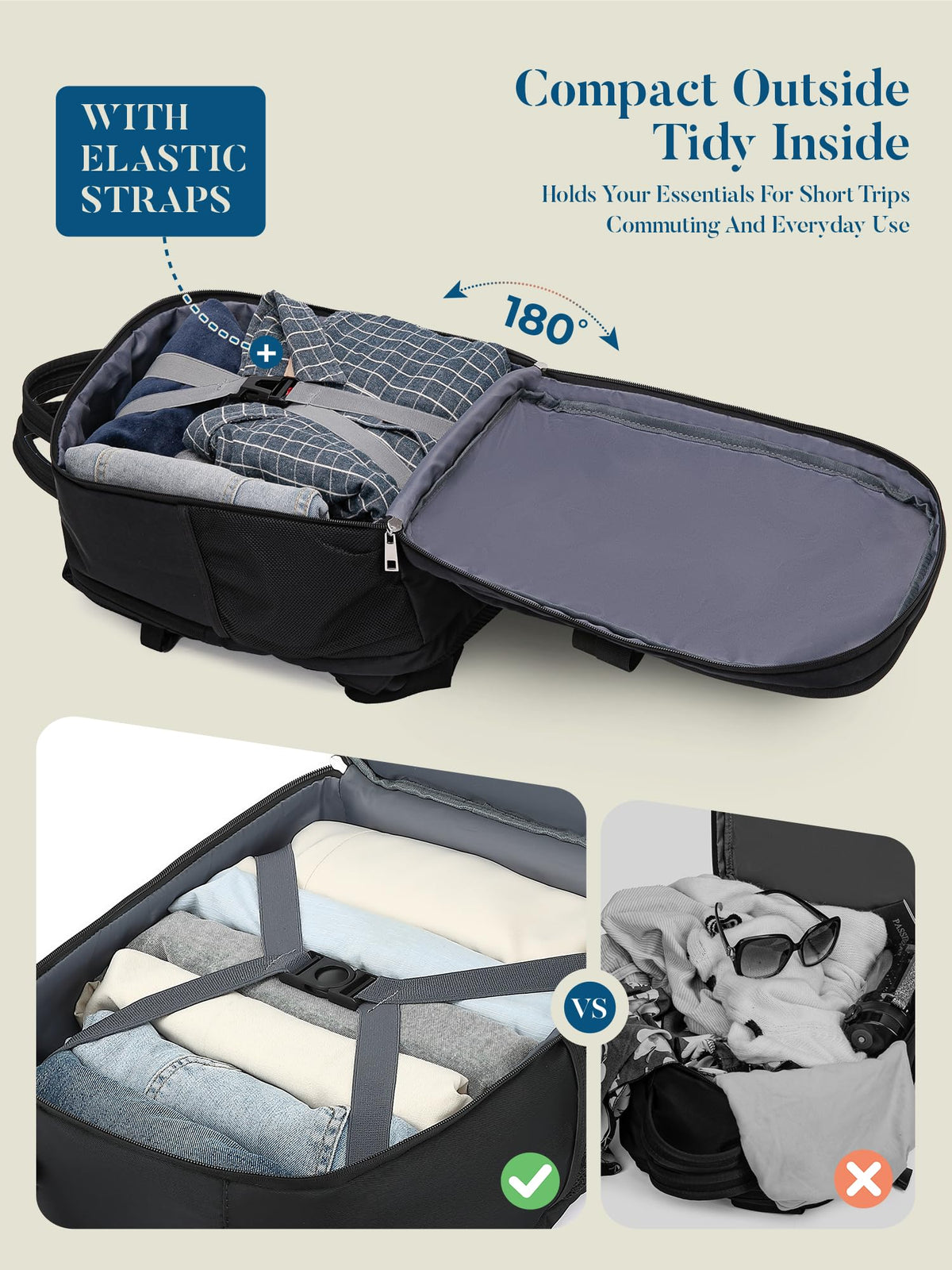 For Ryanair Cabin Bags 40x30x20 Underseat Travel Carry-on School Backpack