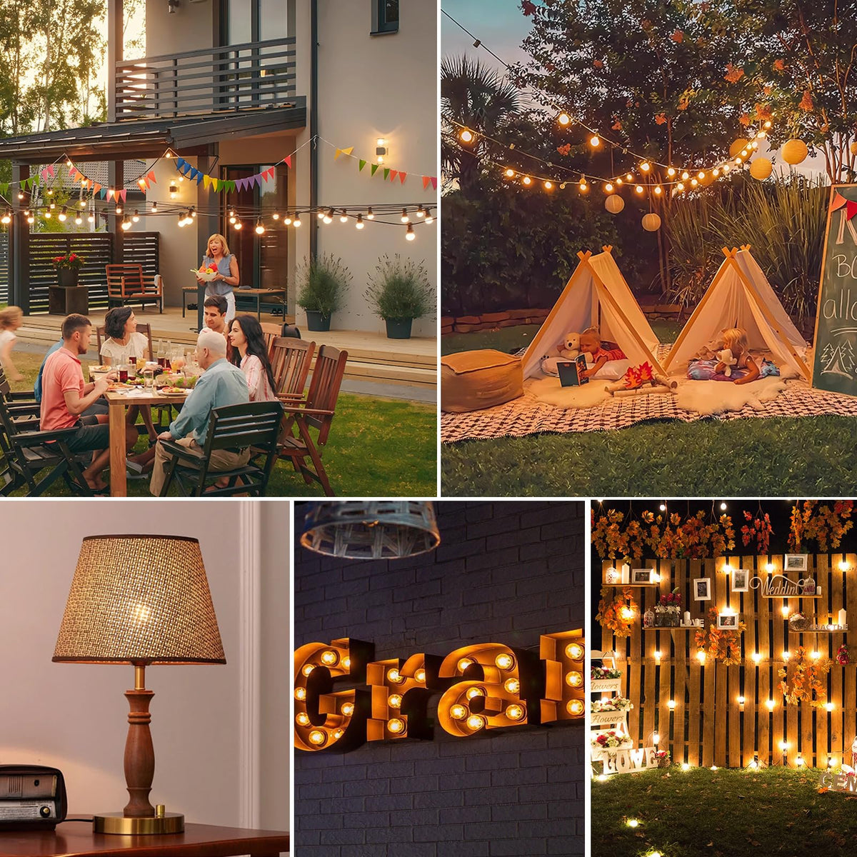 Caldarax 0.5W E14 LED Vintage Night Light Bulb, Mini C7 LED Filament Candle Bulbs Amber Warm White 2200K E14 Orange SES Small Edison Screw Salt Lamp Bulbs, 5W Equivalent, Non Dimmable, 2 Pack