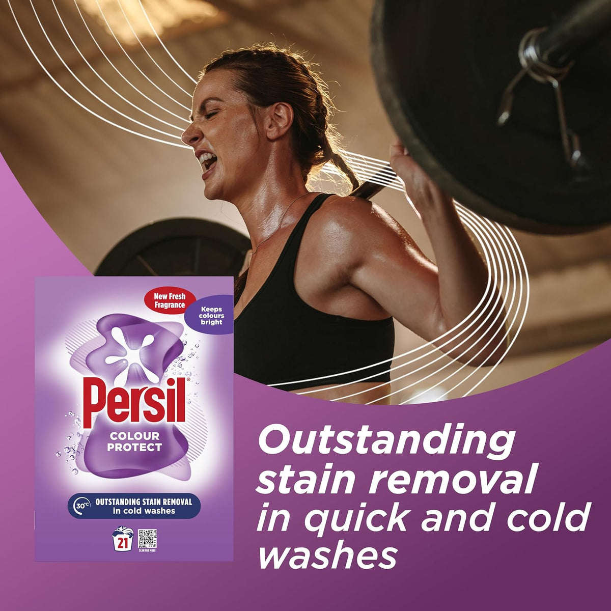 Persil Colour Protect Washing Powder keeps colours bright for outstanding stain removal in cold washes 84 washes (4x 1.05 kg)
