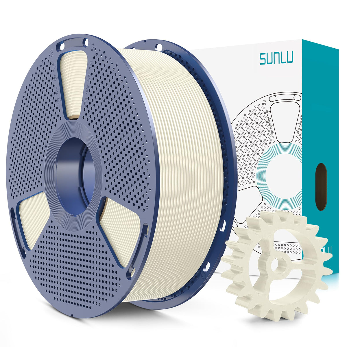 SUNLU Upgrade PLA+2.0 Filament, Next-Gen PLA+ 3D Printer Filament 1.75mm