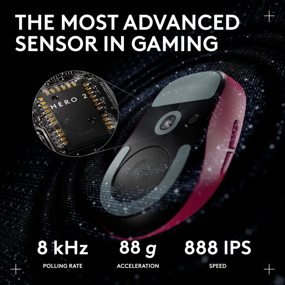 Logitech G PRO X SUPERLIGHT 2 SE Wireless Gaming Mouse, 60 g pro-grade mouse with 5 programmable buttons, 44K DPI sensor, 888+ IPS, 1 kHz report rate, USB-C charging for PC/Mac - Black