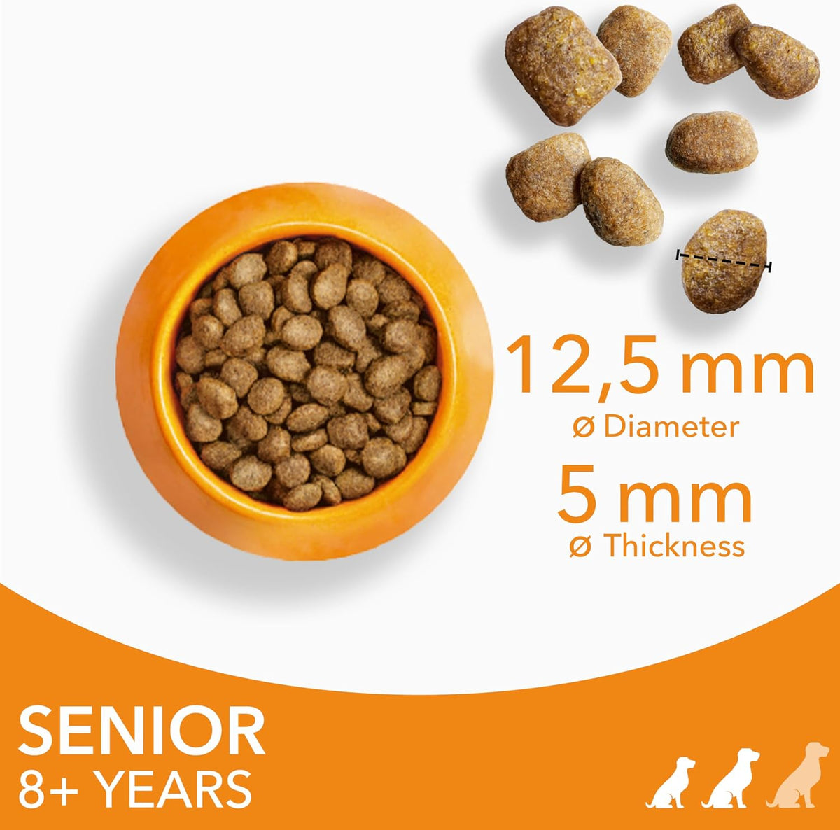 IAMS Senior Small Medium Complete Dry Dog Food Chicken 3kg - With DentalCare System