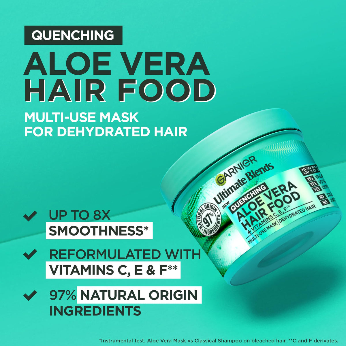 Garnier Hair Food Multi-use, 3-in-1 Hair Treatment Mask, Banana, 400ml