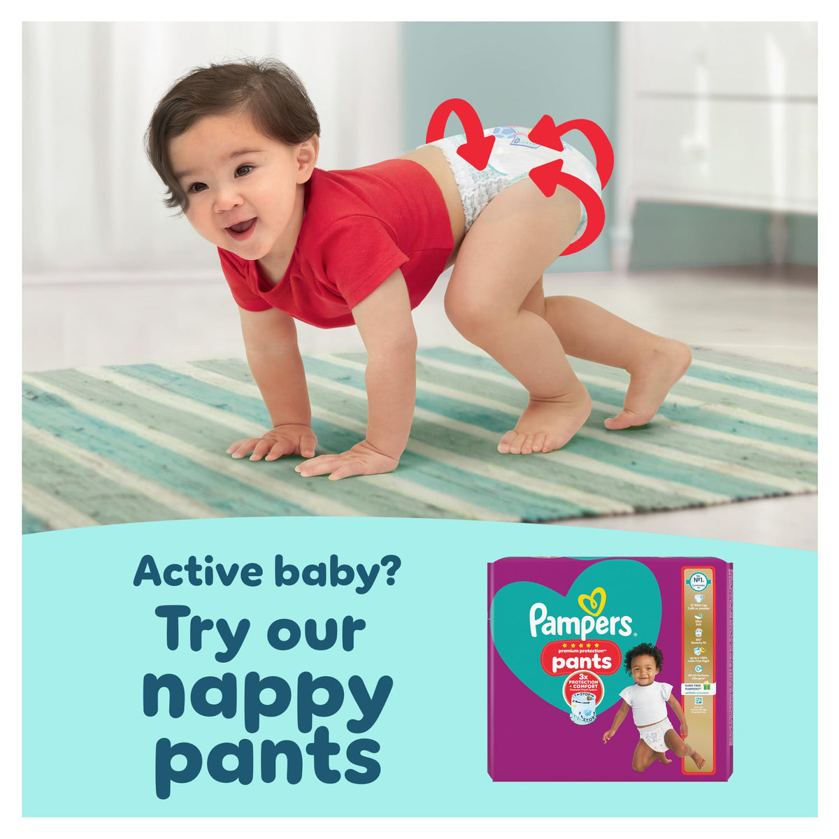 Pampers Premium Protection Nappies Size 5