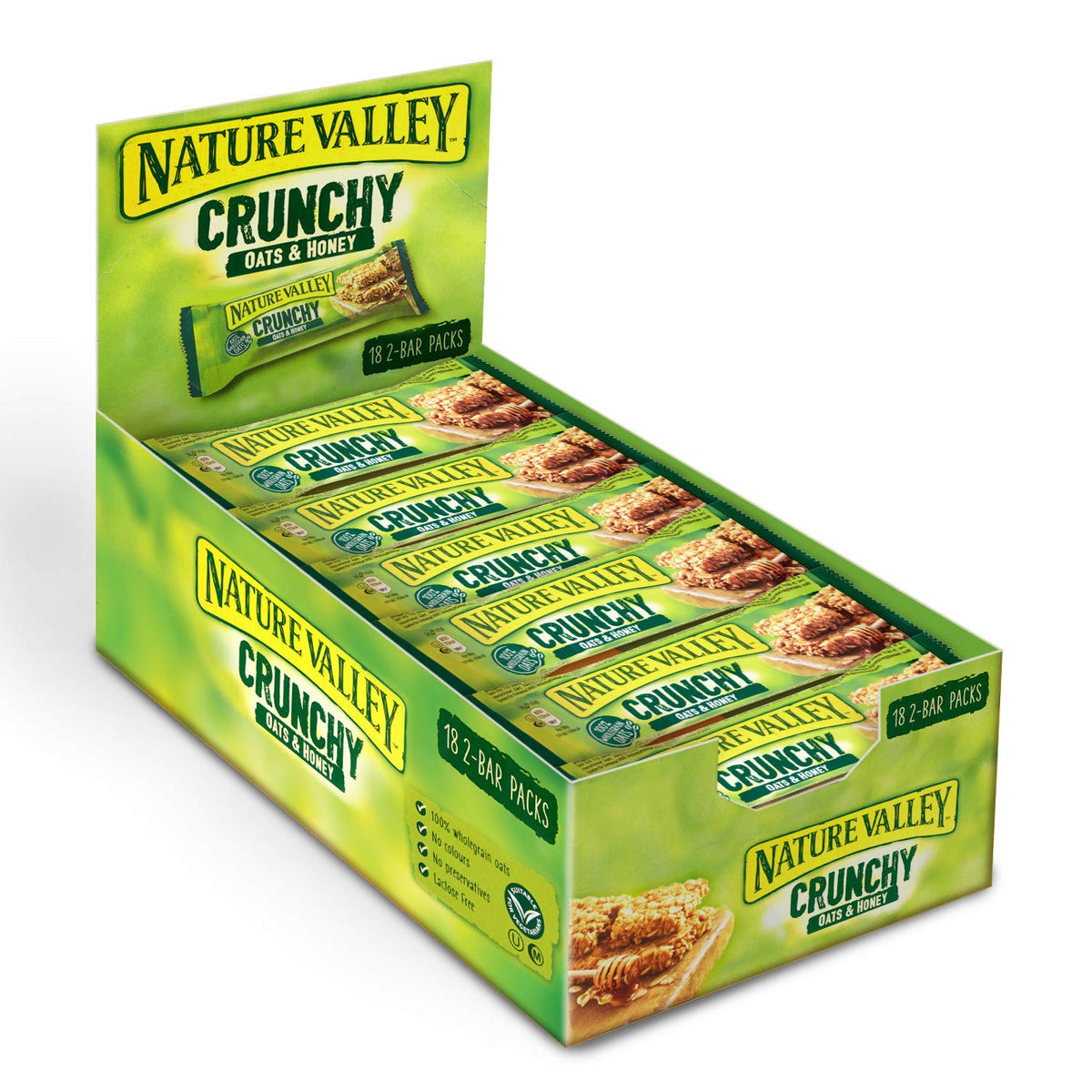 Nature Valley Crunchy Oats and Chocolate Cereal Bars, 18 x 42 g
