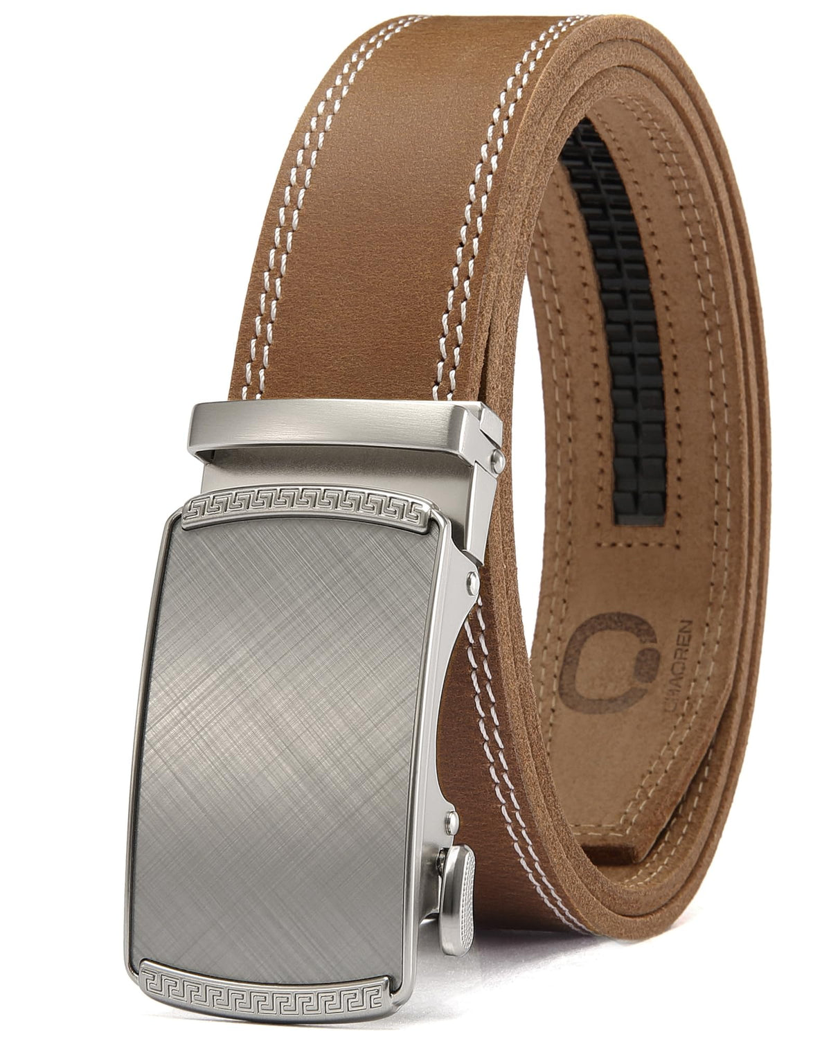 CHAOREN Belts for Men, 1 3/8" Ratchet Mens Belt Leather for Jeans, Dress