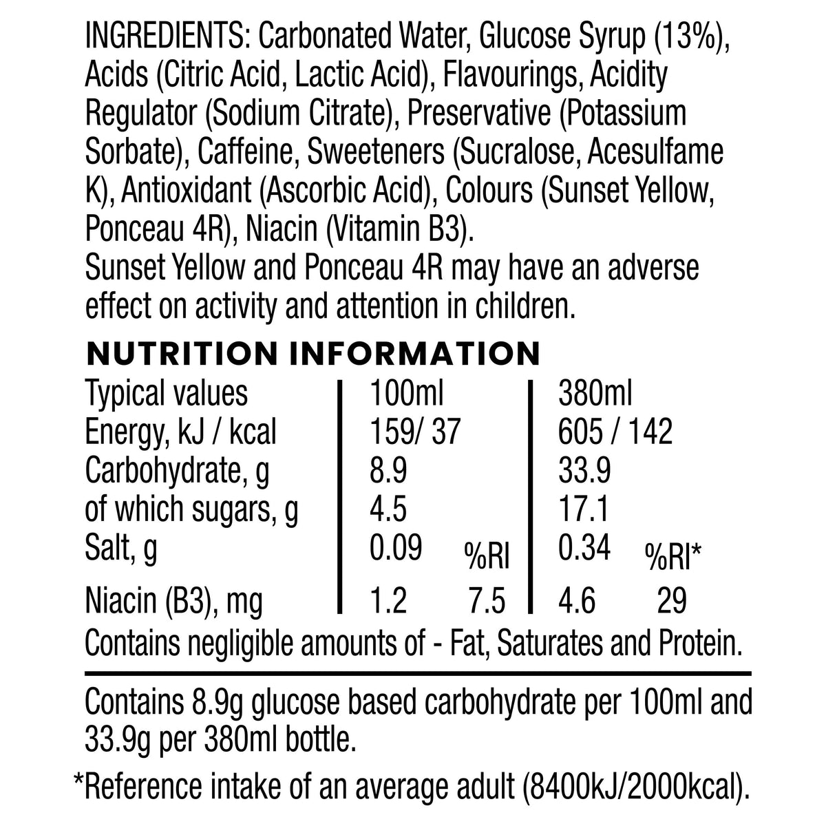 Lucozade Energy Cherry 500ml (Pack of 12)