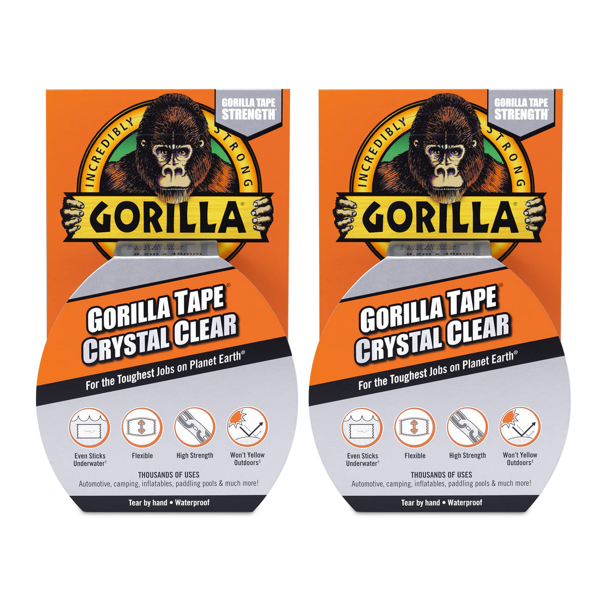 Gorilla GOR3049001 Tape Duct Tape Black 48mm x 11m