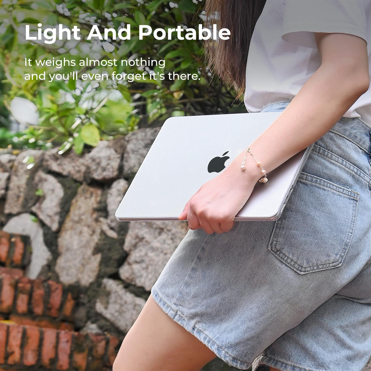 EooCoo for MacBook Neo Case 13 inch 2026 A3404 A18-Pro Crystal Clear