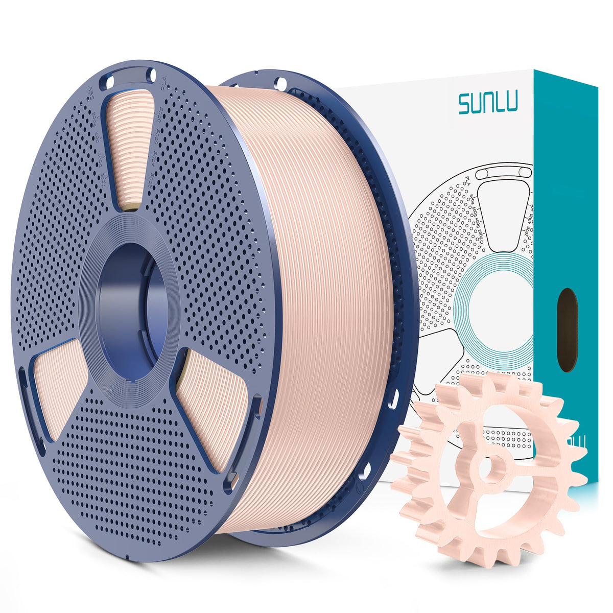 SUNLU Upgrade PLA+2.0 Filament, Next-Gen PLA+ 3D Printer Filament 1.75mm