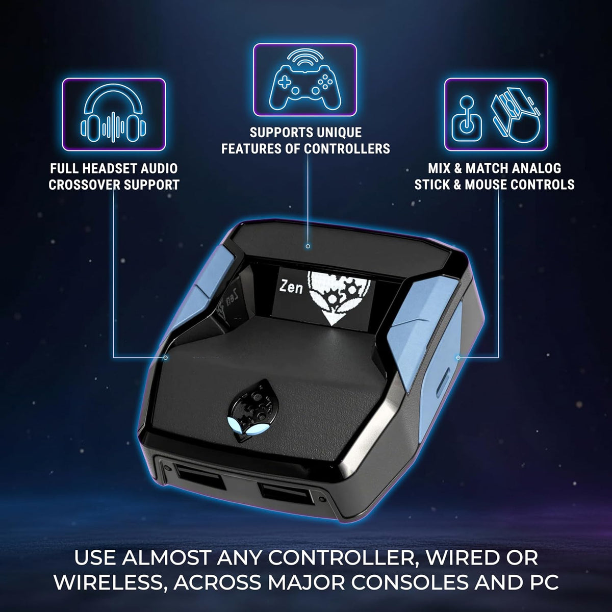 Collective Minds ‘Cronus Zen’ Controller Adapter for PS4, PS5, Xbox One, Xbox Series X|S, Switch & PC | Cross-Platform Gaming, Mods, Scripts, Aim Assist & Recoil Control with Keyboard/Mouse Support