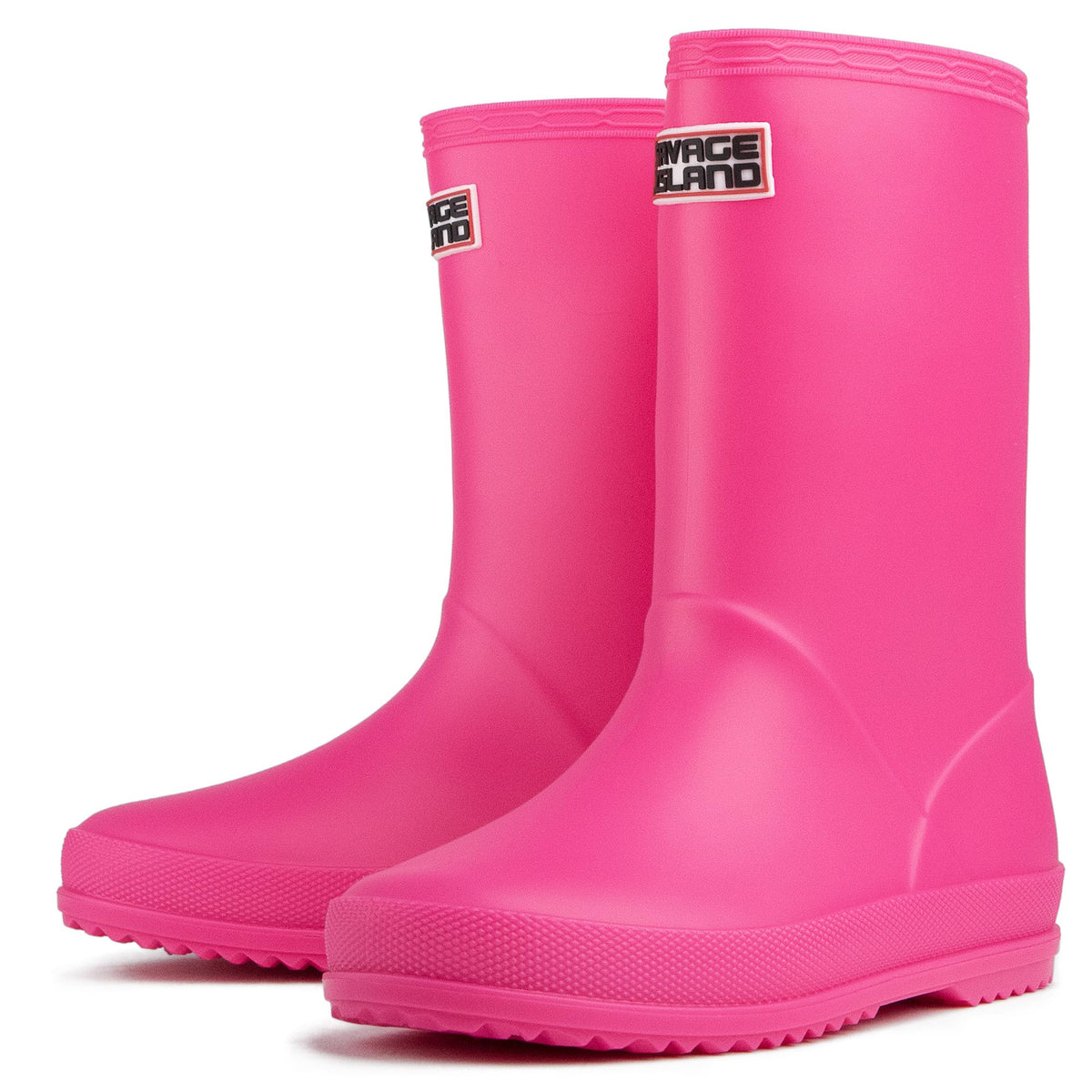Savage Island Kids Wellies Boys & Girls Waterproof Wellington Boots - Toddler & Children’s Rain Boots - Unisex Welly Shoes