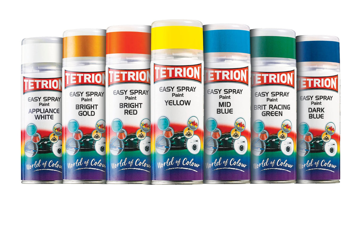Tetrion Clear Lacquer Spray 400ml - All Purpose Protective Topcoat for Interior & Exterior Uses, Temperature Resistant