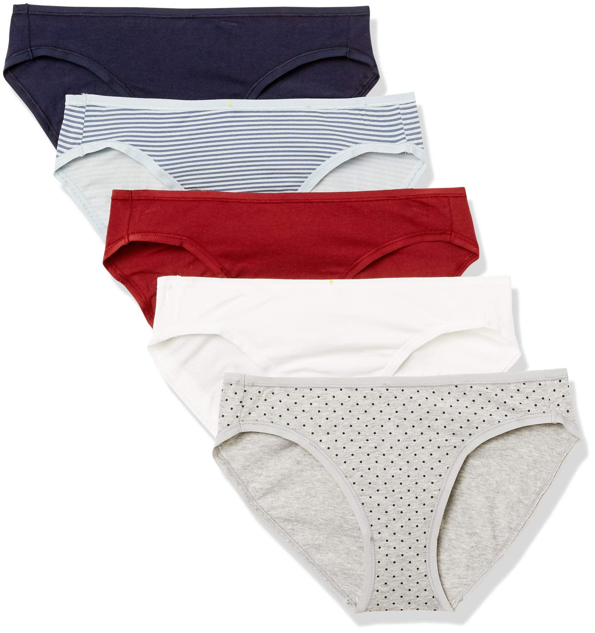 Amazon Essentials Women's Cotton Bikini Brief Underwear (Available in Plus Size)