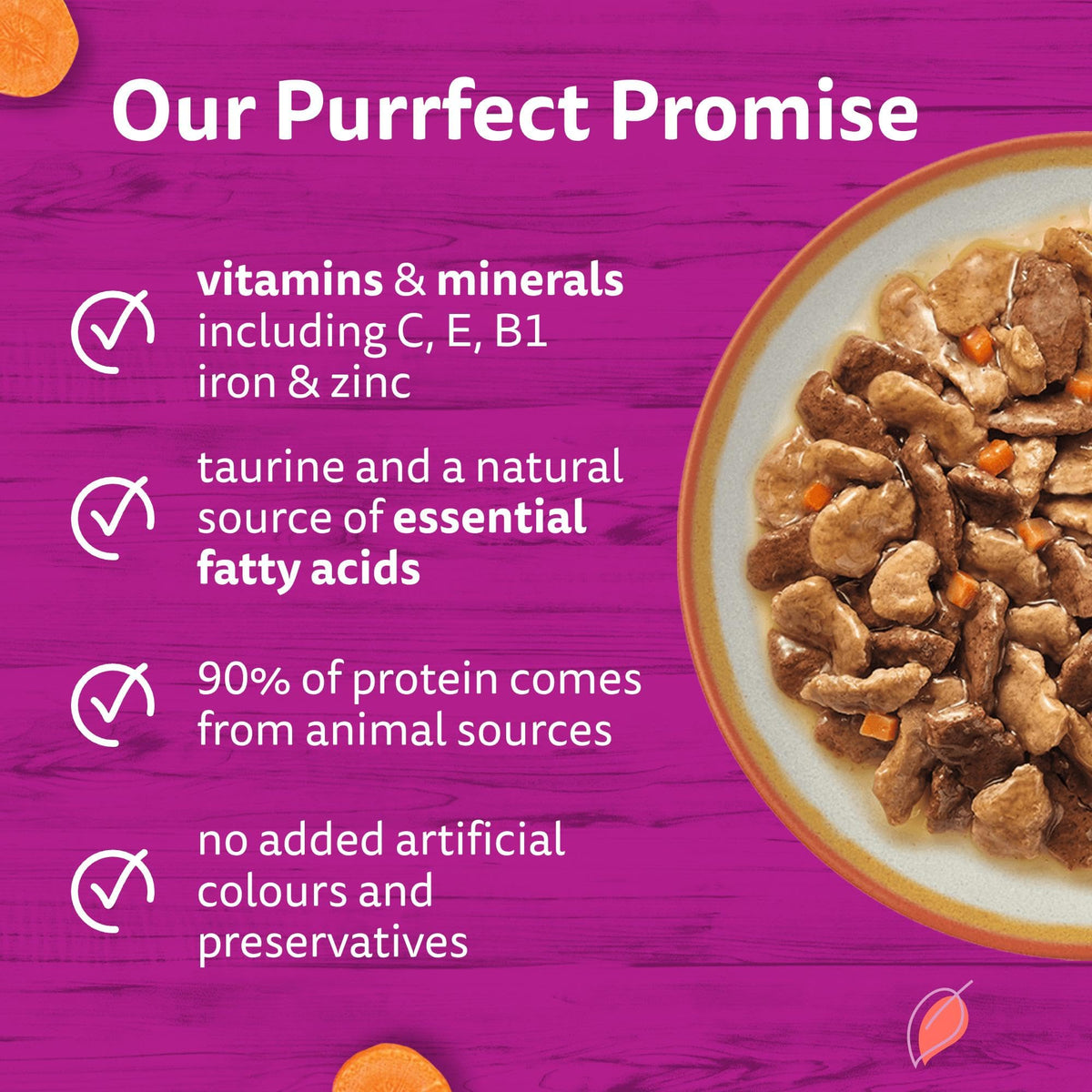 whiskas Tasty Mix 1+Chef´s Choice in Gravy 40x85g Pouches, Adult Cat Food