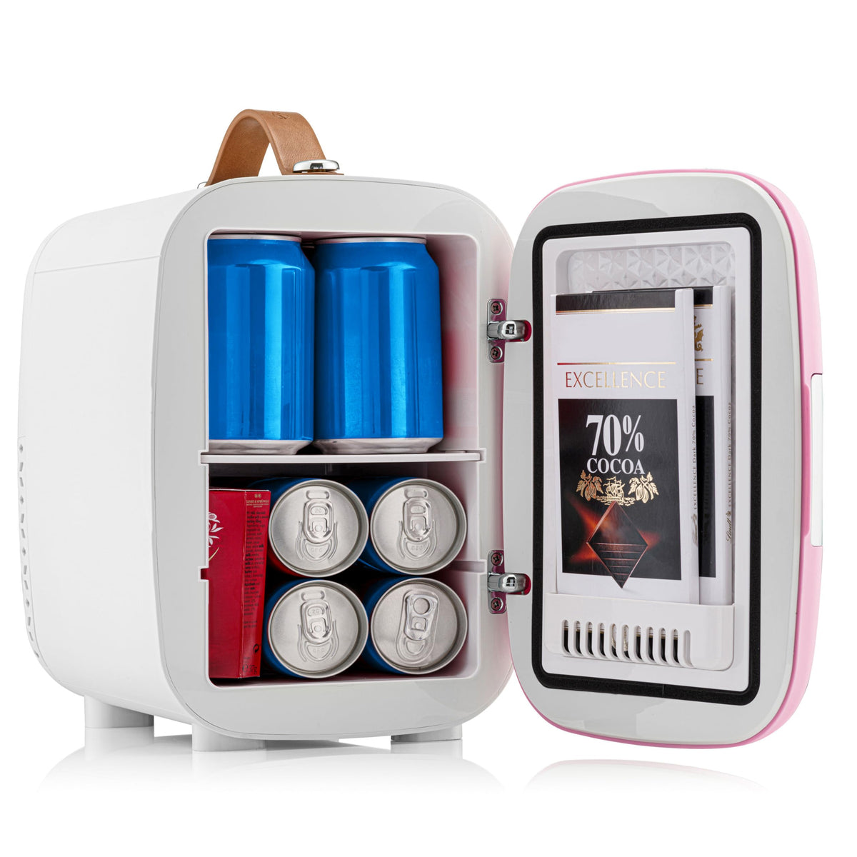 Subcold Pro4 Mini Fridge 4L, Quiet Small Fridge for Bedroom, AC & USB