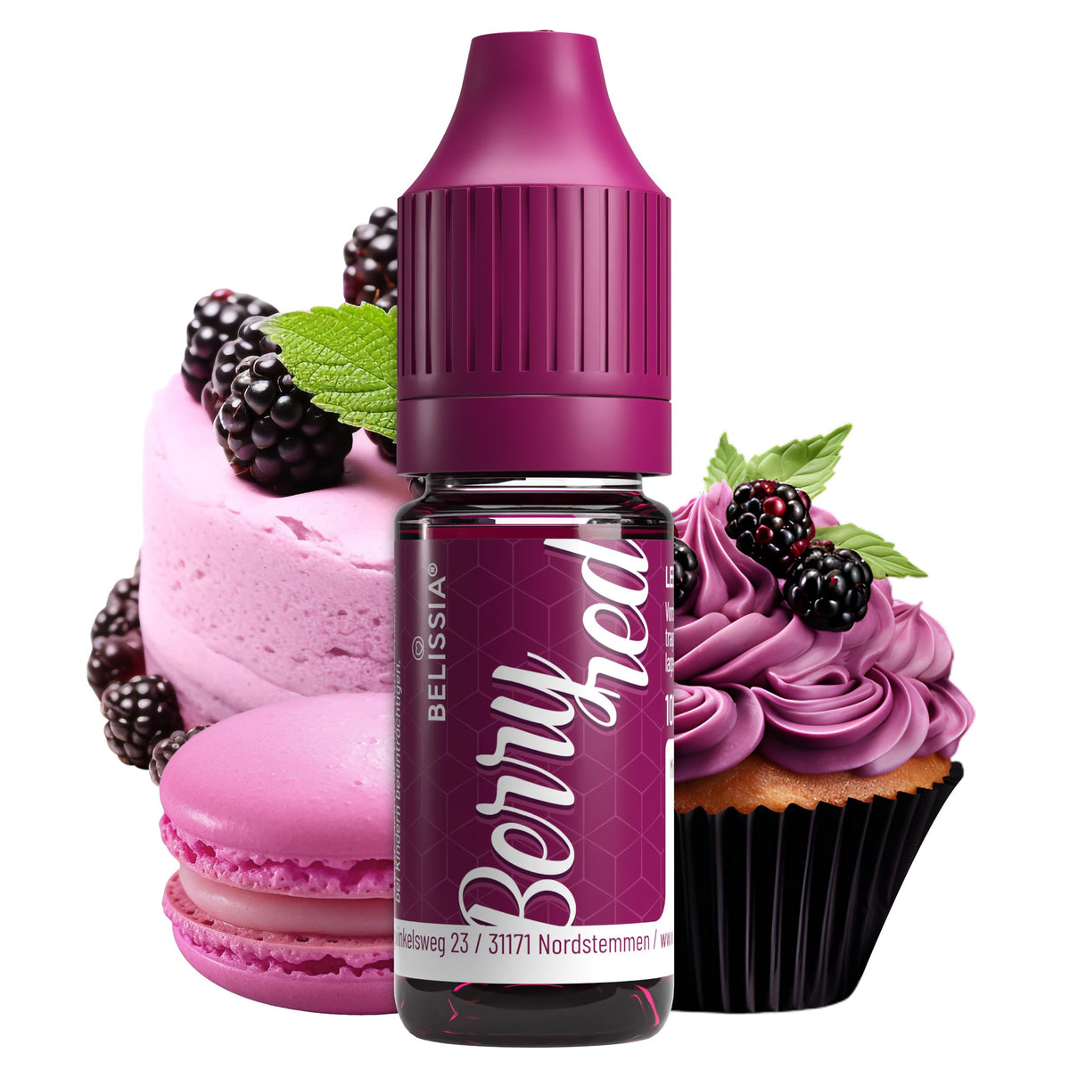 Belissia Liquid Food Colouring Rosa 10ml for Cooking and Baking