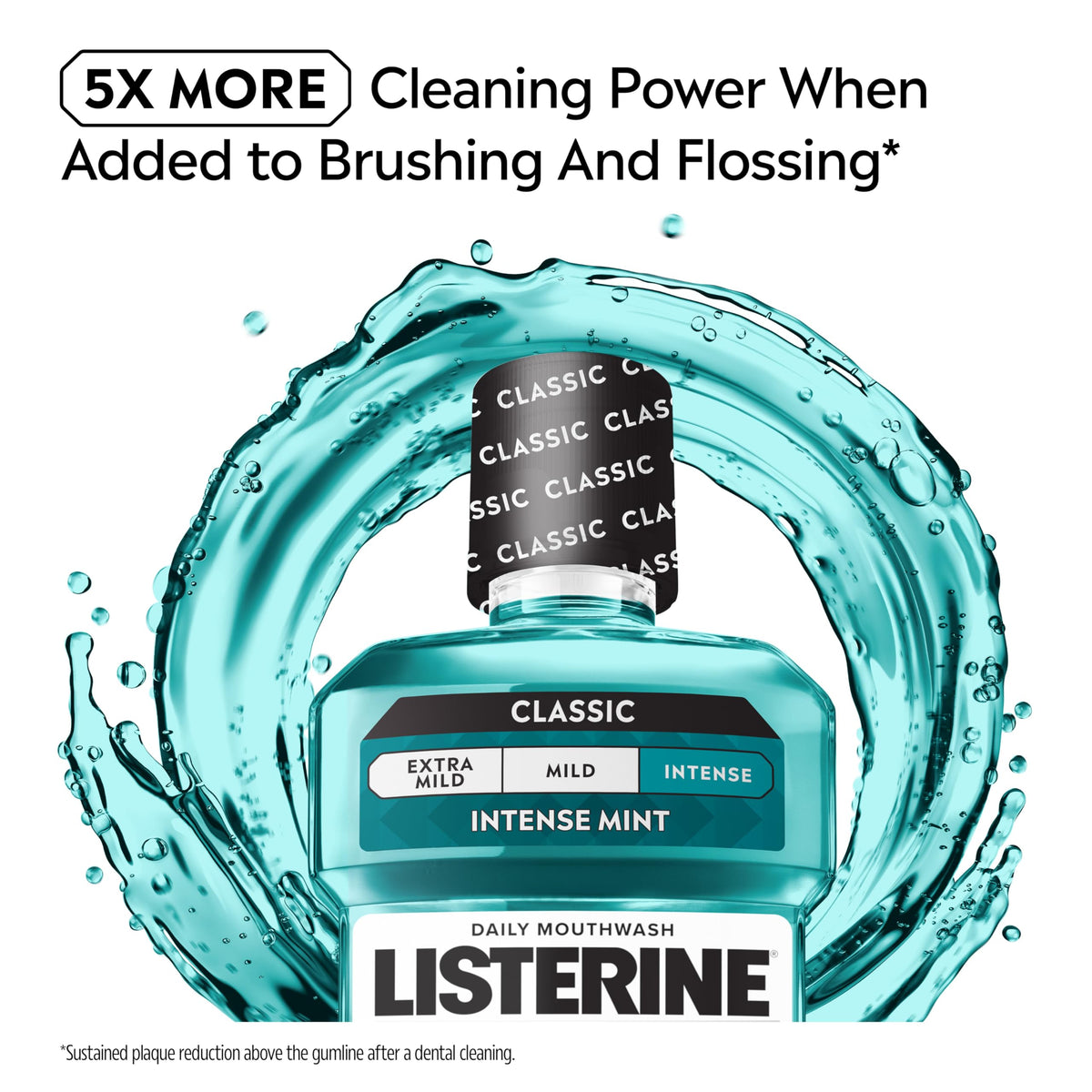 Listerine Cool Mint Mouthwash, 6X 500ml, Blue