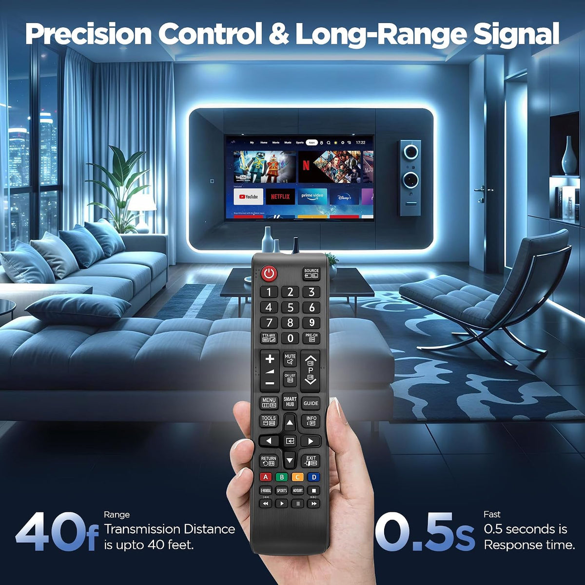 Samsung Tv Remote Control Replacement - Universal Samsung Remote Control