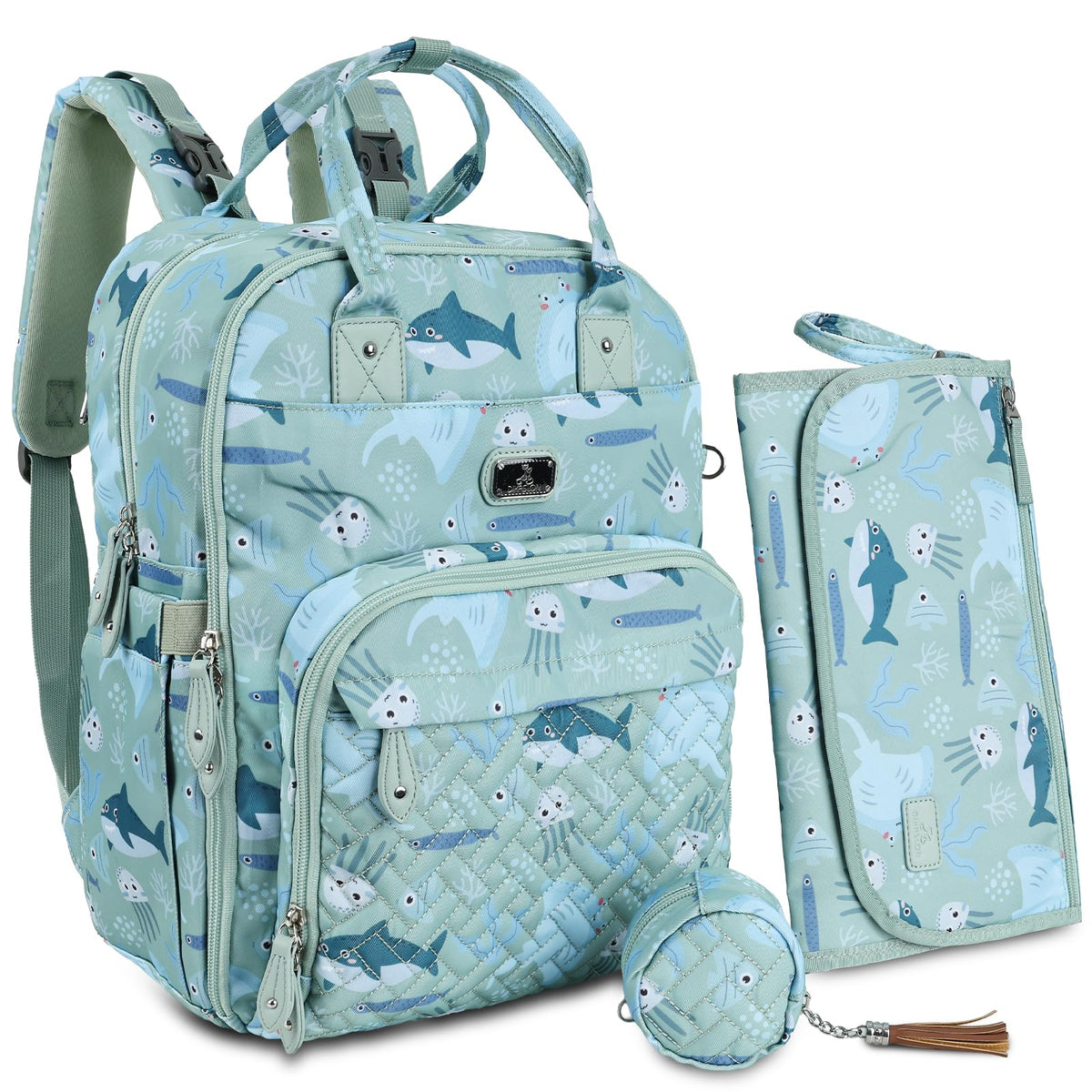 Dikaslon Baby Changing Bags Backpack, Large Baby Bag, 19 Pockets, Outdoors