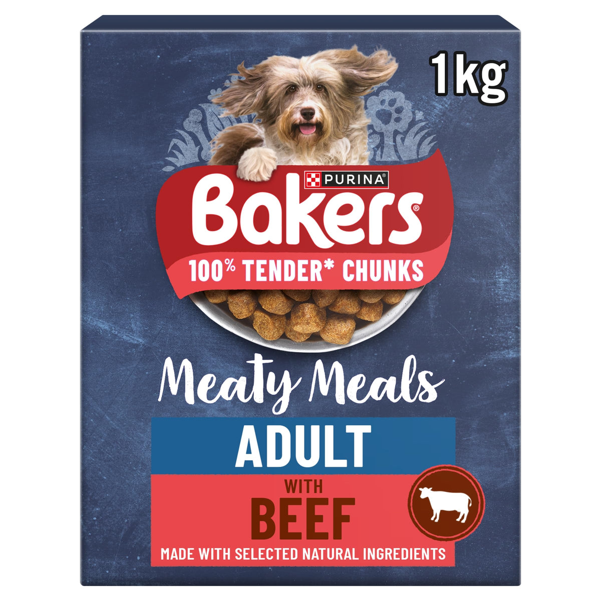 BAKERS Superfoods Small Dog Adult Dry Dog Food Chicken 1.1kg (Pack of 5)