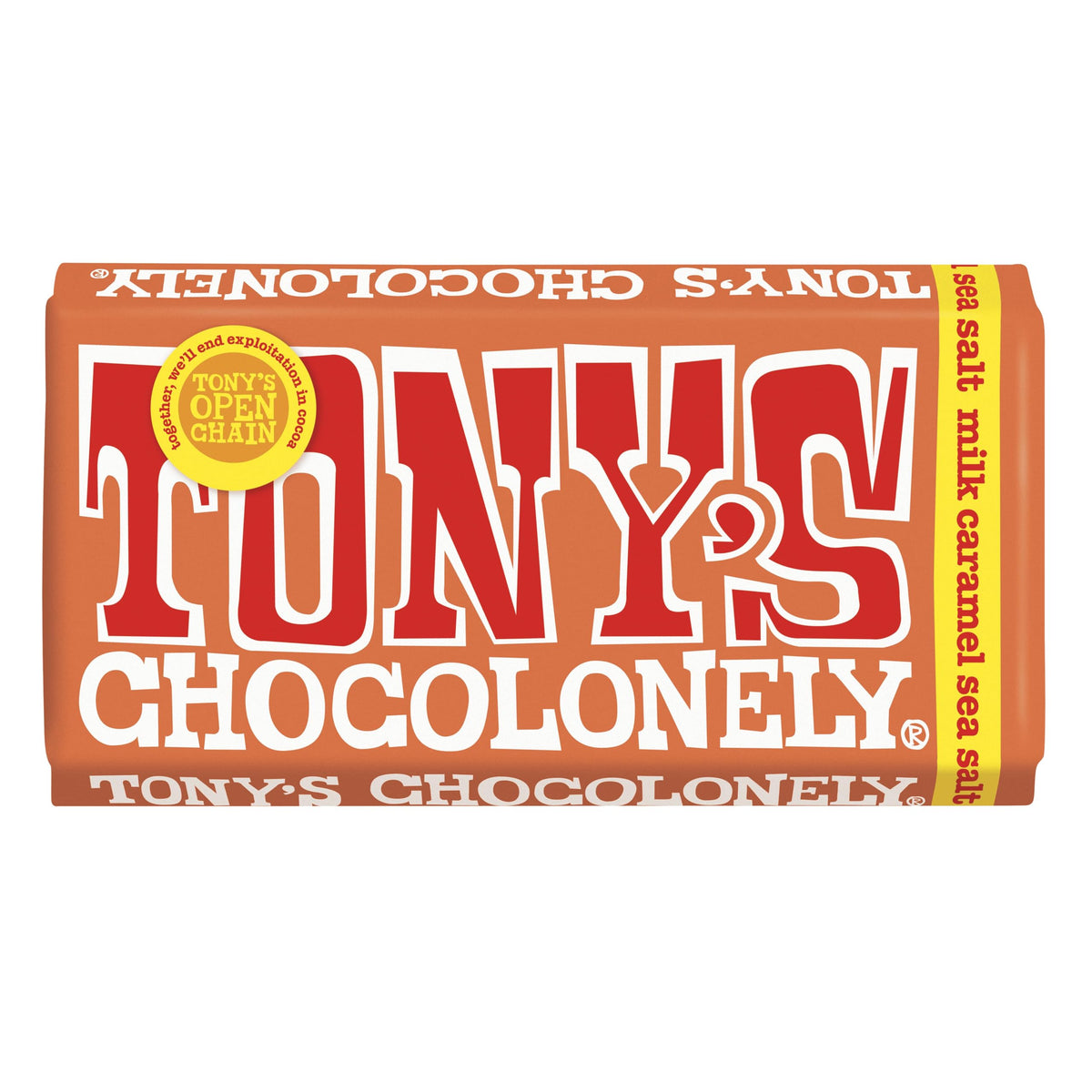 Tony's Chocolonely Milk Chocolate Bar - 180g Belgian Fairtrade Chocolate, Gift, 32% Cocoa, Vegetarian